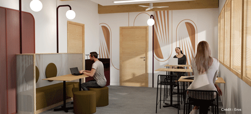 Coworking nouveau campus elije lyon